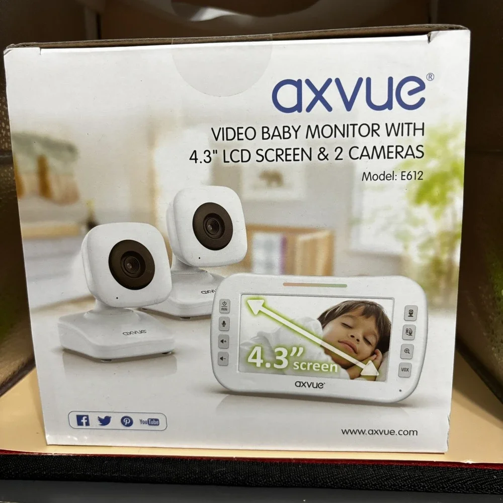 Axvue E612 Video Baby Monitor Two-way 2.4 GHz 4.3